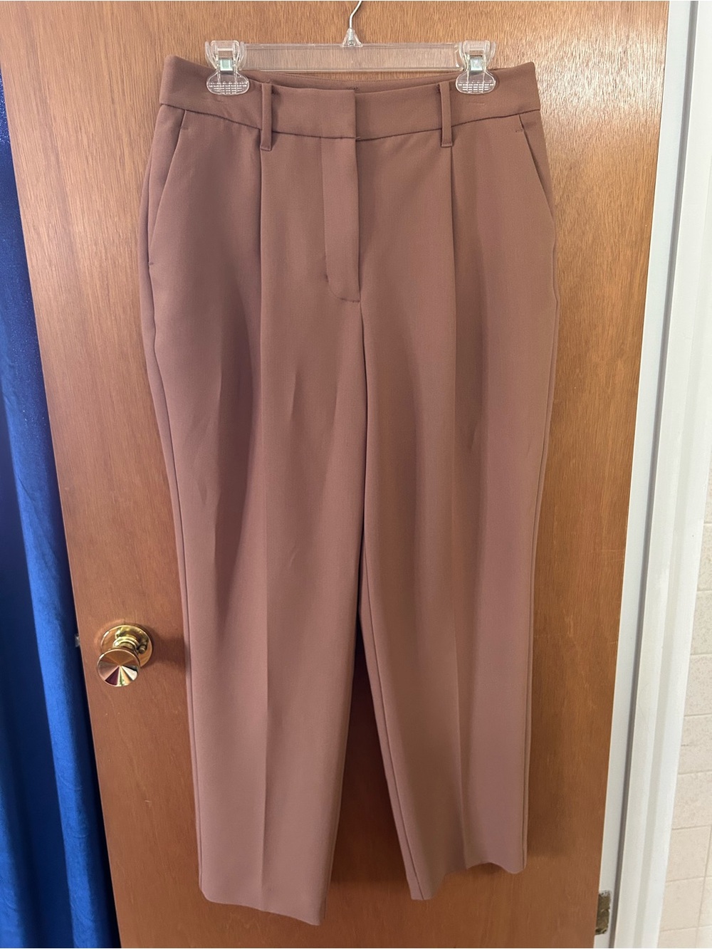 NWOT Nine West Tan/Brown Tailored High-Rise Trousers
